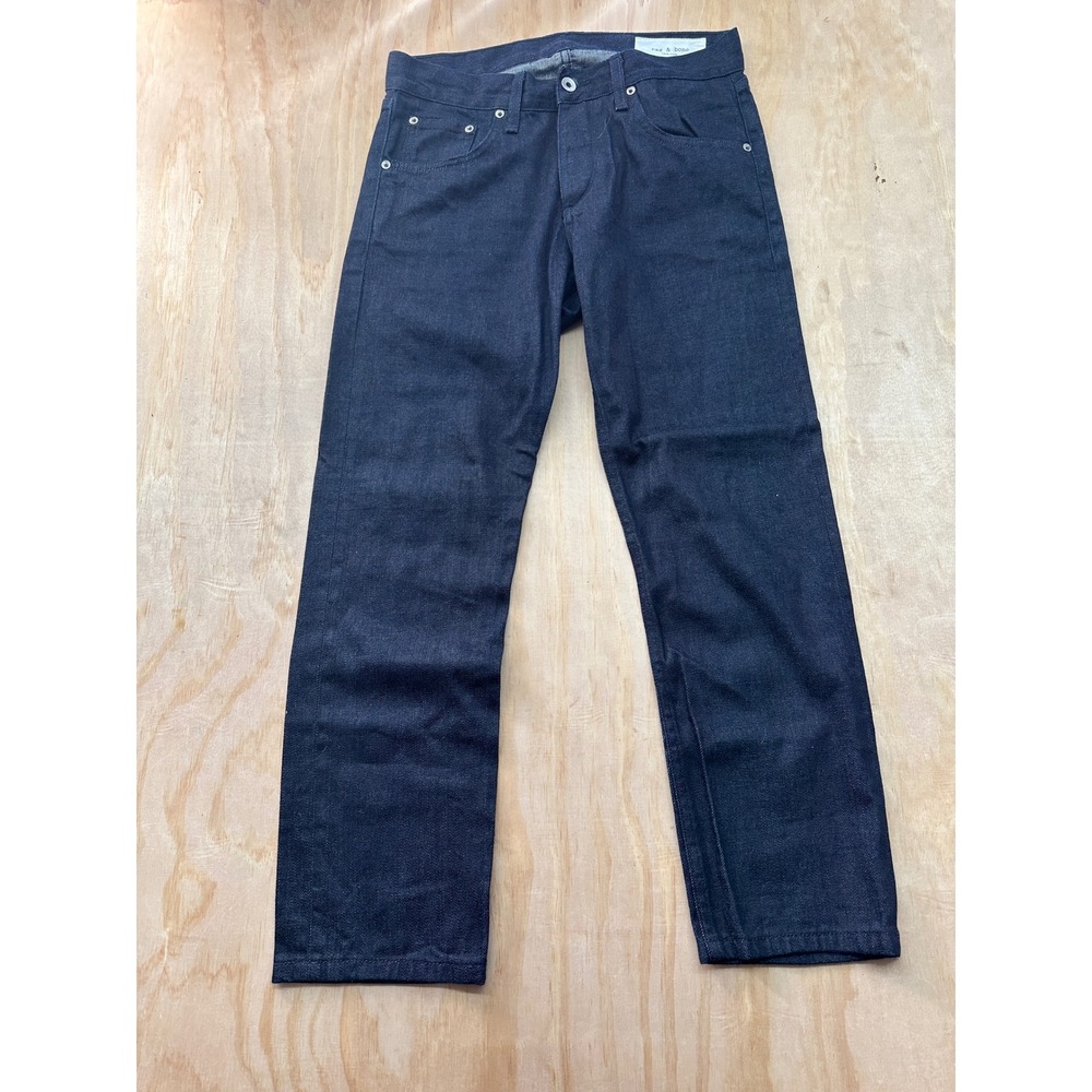 rag & bone Men's Slim Jeans - Dark Blue